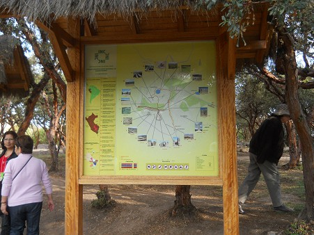 Die Karte von Sacsayhuam�n (leider
              kann man die nicht kaufen)