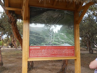Luftaufnahme der Festung Sacsayhuam�n 3km von Cusco