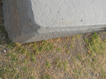 Cusco Sacsayhuam�n: Weisser, geschnittener Steinbalken, Nahaufnahme einer Ecke