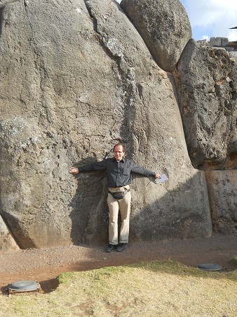 Cusco Sacsayhuam�n, Michael Palomino am Gigastein