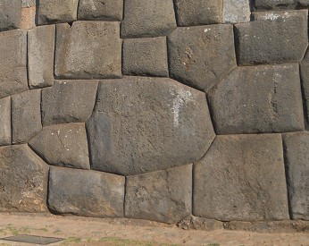 Cusco, Sacsayhuam�n, Nahaufnahme des 10-Ecksteins