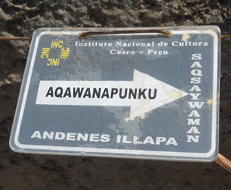 Sacsayhuam�n, der Wegweiser nach Aqawanapunku
