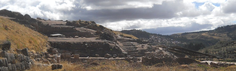 Sacsayhuam�n, dritte Terrassenstufe, Ausgrabungsgebiet, Nahaufnahme