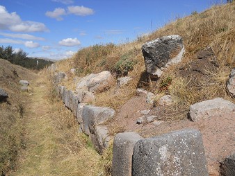 Sacsayhuam�n (Cusco), der Weg aufw�rts
