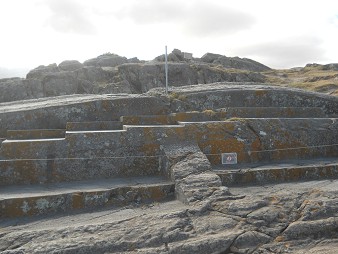 Sacsayhuam�n (Cusco), der gigantische Thron auf dem abgeflachten H�gel, das Zentrum