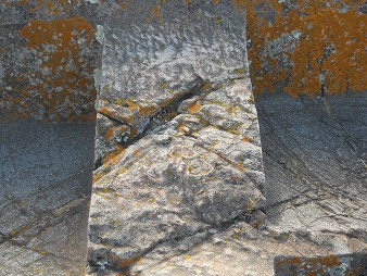 Sacsayhuam�n (Cusco), der gigantische Thron auf dem abgeflachten H�gel, Details der Rampe