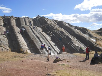 Sacsayhuam�n (Cusco), Rutschbahnen 06