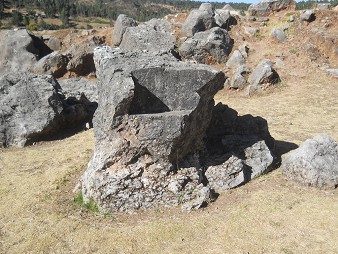 Cusco Sacsayhuam�n 10, Chaosbereich, Teilthron 01