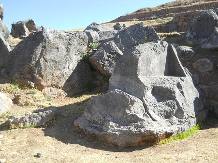 Cusco Sacsayhuam�n 10, Chaosbereich, Teilthron 02