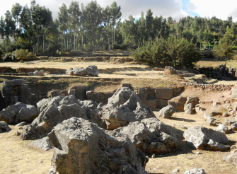 Cusco Sacsayhuam�n 10, Chaosbereich mit dem Steinechaos 2