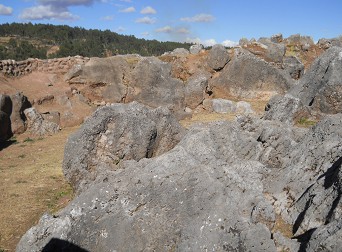 Cusco Sacsayhuam�n 10, Chaosbereich, geschmolzene Steine 06