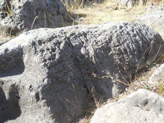 Cusco Sacsayhuam�n: el anfiteatro, piedra fresada