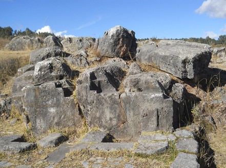 Muro parcial y bloque grande