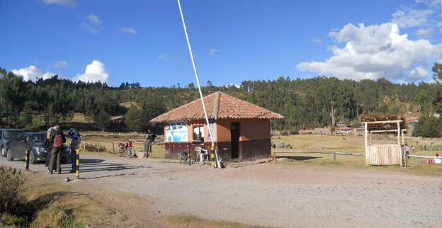 Cusco Sacsayhuam�n, der obere Ausgang, Panorama