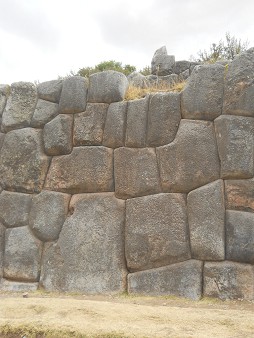 Cusco Sacsayhuam�n, Mauern am Ausgangsbereich, Nahaufnahme 03