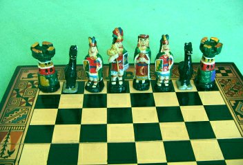Die Aufstellung der Inkas, Hauptfiguren