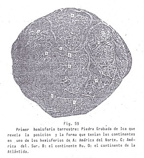 Fig. 59: Primer hemisferio
                terrestre de la constelaci�n de continentes de antes