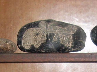 Und hier sehen wir einen
                                    Kriegswagen mit einem Pferd 01