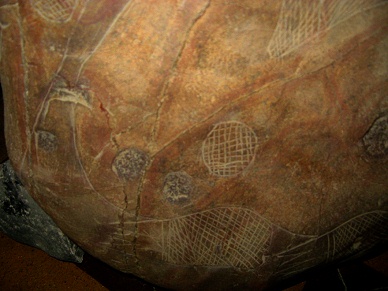 Gelber Dinosaurier
                          (Stegosaurus-Brontosaurus), Detail