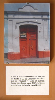 This was the first location of the
                          Regional Museum at Lima Street 480 in Ica,
                          Peru