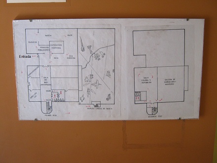 The map of the museum