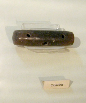 Ocarina flute, close-up