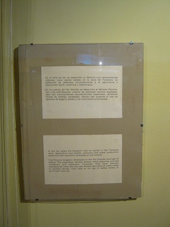 Texts about the regions of Chincha
                            culture in Spanish and in English