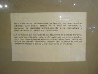 Texts
                            about the regions of Chincha culture in
                            Spanish