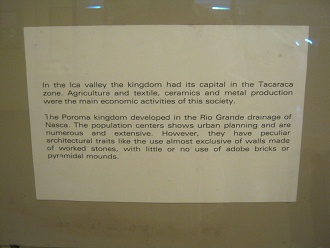 Texts
                            about the regions of Chincha culture in
                            English