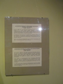 Texts about ceramics of Chincha culture
                            in Spanish and in English