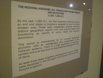 Text about ceramics of Chincha culture
                            in English