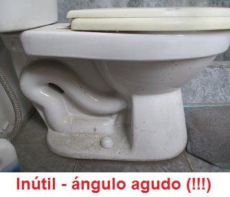 Taza
                                en el cuarto piso del pasaje Amarilis
                                174, in�til con un �ngulo agudo (!!!)