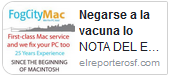 P�gina web advirtiendo de la
                                propaganda de la OMS que no vacunar
                                ser�a criminal