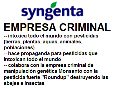 El escudo de la empresa
                                        criminal de Syngenta en la Suiza
                                        criminal