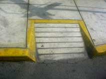 Miraflores, Jiron Porta, Trottoirrampen