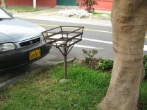 Miraflores, Callejon Zavala, Abfallkorb
