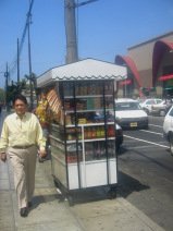 Miraflores, Avenida Bolognesi, puesto de
                        dulces