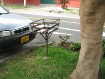 Miraflores, Jir�n Zavala, cesto de basura