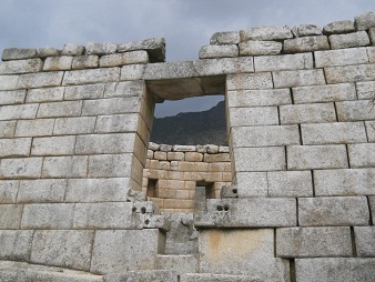 Templo del sol, ventana