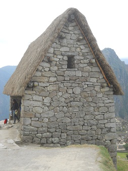 Machu Picchu, la casita de arriba, un
                    front�n