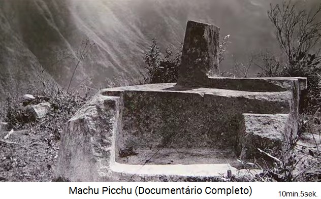 Bingham in Machu Picchu 1912: Der Sonnenjahrstein mit seinen urspr�nglichen Kanten