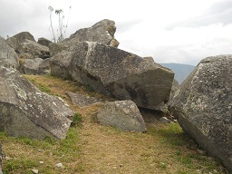 Der grosse Steinbruch von Machu Picchu: Stein mit flachen, geschnittenen Fl�chen