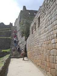 Machu Picchu, die grosse Mauer 1