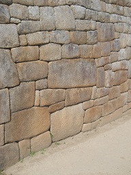 Machu Picchu, Nahaufnahmen der grossen Mauer 12