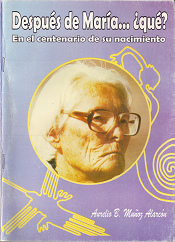 El folleto sobre Mar�a Reiche con ocasi�n de su
                centenario de aniversario en 2003: Despu�s de Mar�a...
                �qu�?