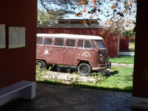 Maria-Reiche-Museum, der von ihr benutzte
                          Volkswagen VW-Bus