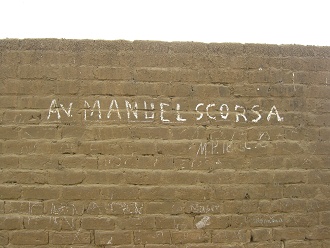 Escritura jir�n Manuel Scorsa,
                                    primer plano