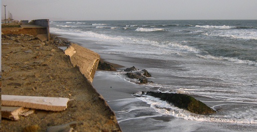 Muros en el mar, foto panor�mica