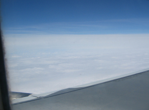 Flache Wolkendecke
