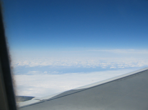 Wolkendecke, und Wolken dahinter